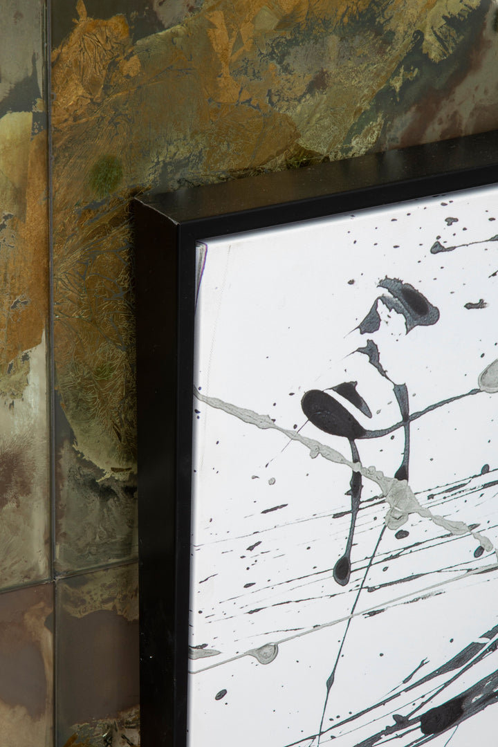 Astratto Wall Art in Black and White Tones