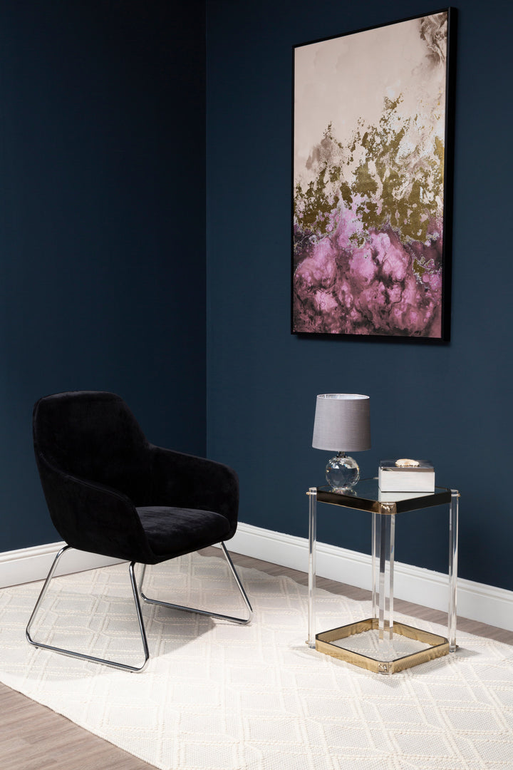 Astratto Wall Art in Cream and Mauve Tones