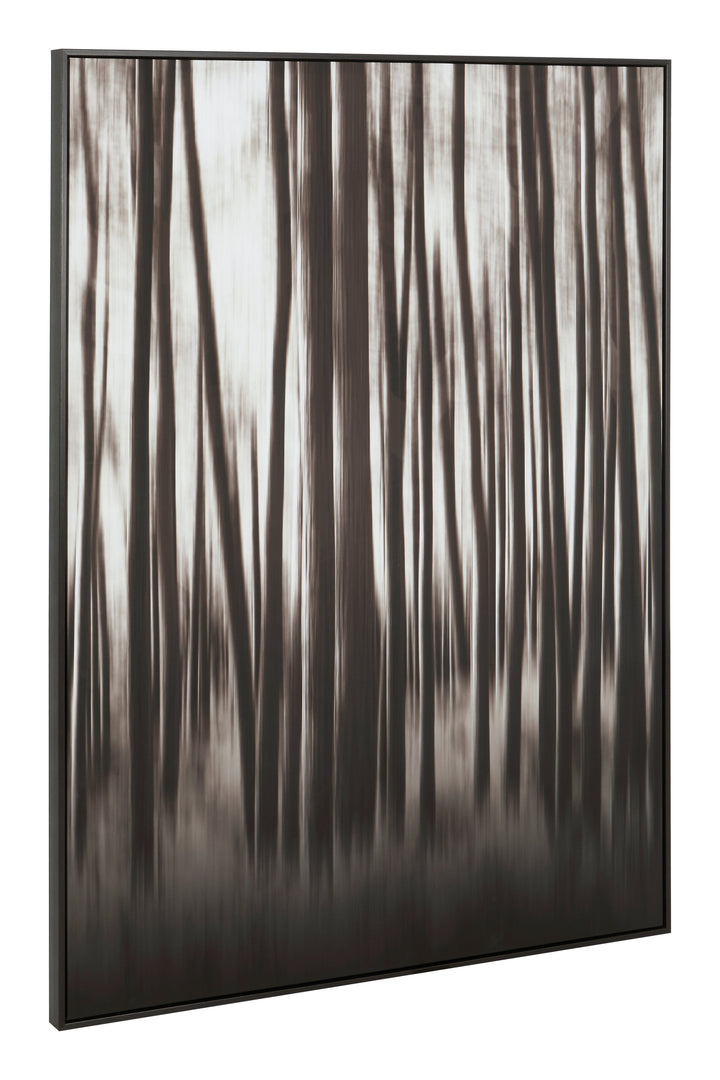 Astratto Classic Wall Art in Black and Natural Finish