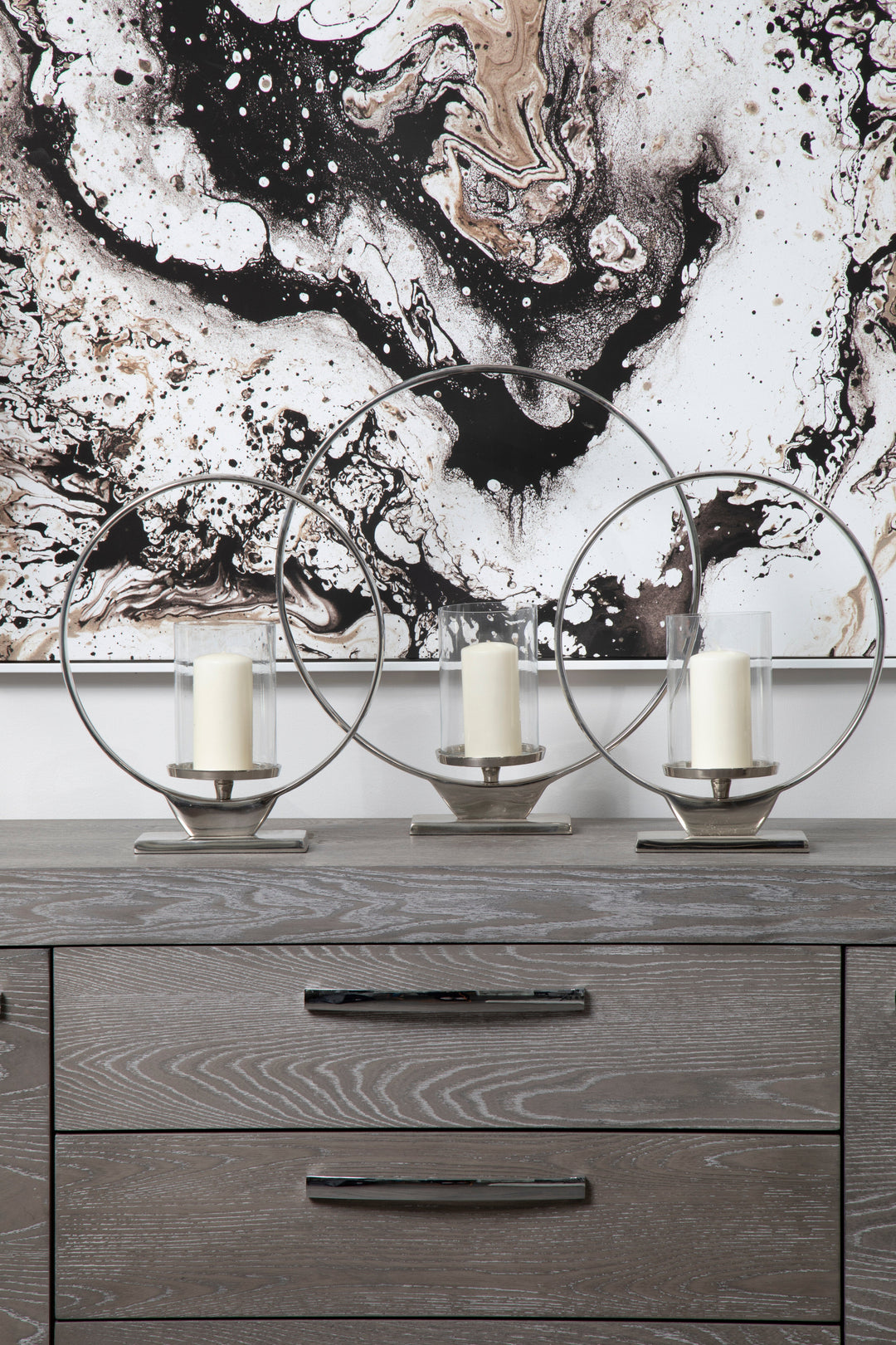 Astratto Wall Art in Natural Finish