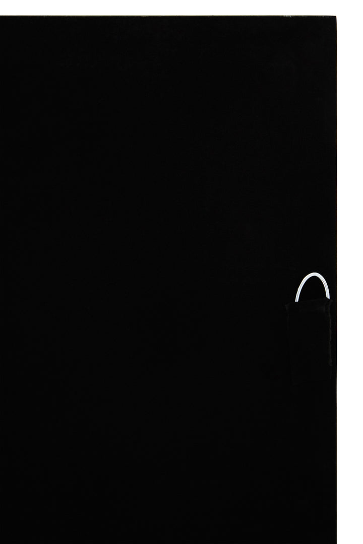 Modello Silver & Black Contemporary Wall Art