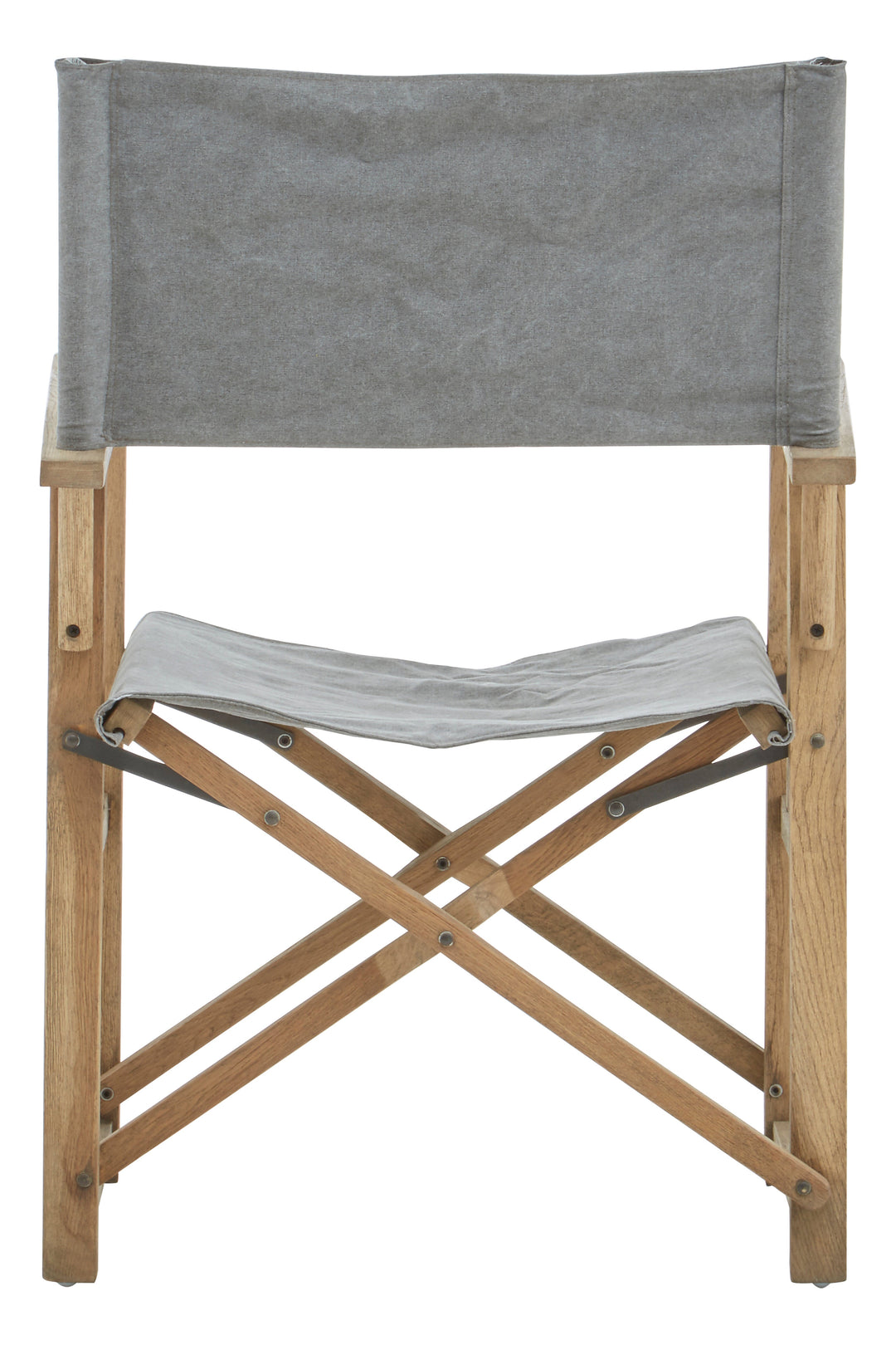 Hugh Grey Linen Director’s Chair