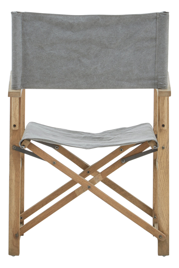 Hugh Grey Linen Director’s Chair