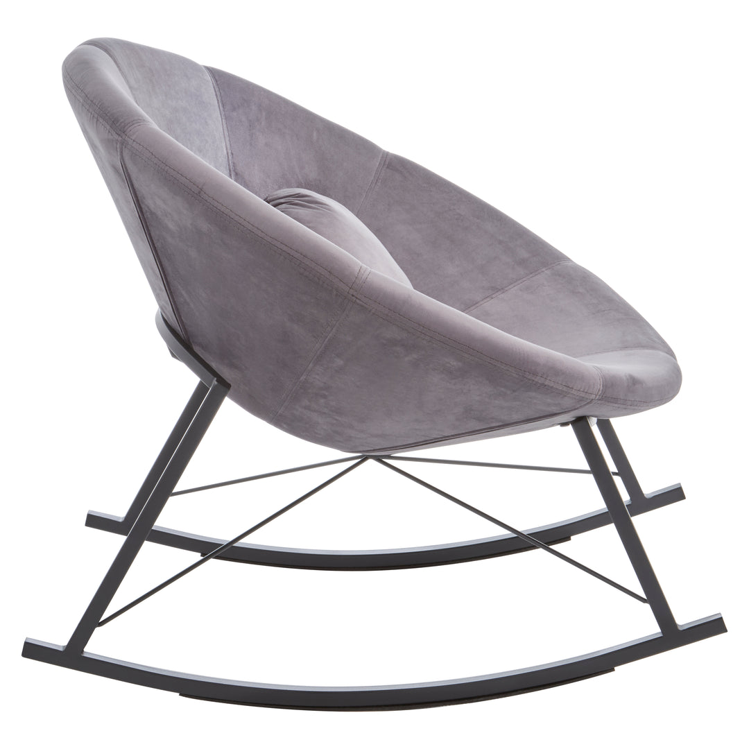 Arto Grey Conic Rocking Chair