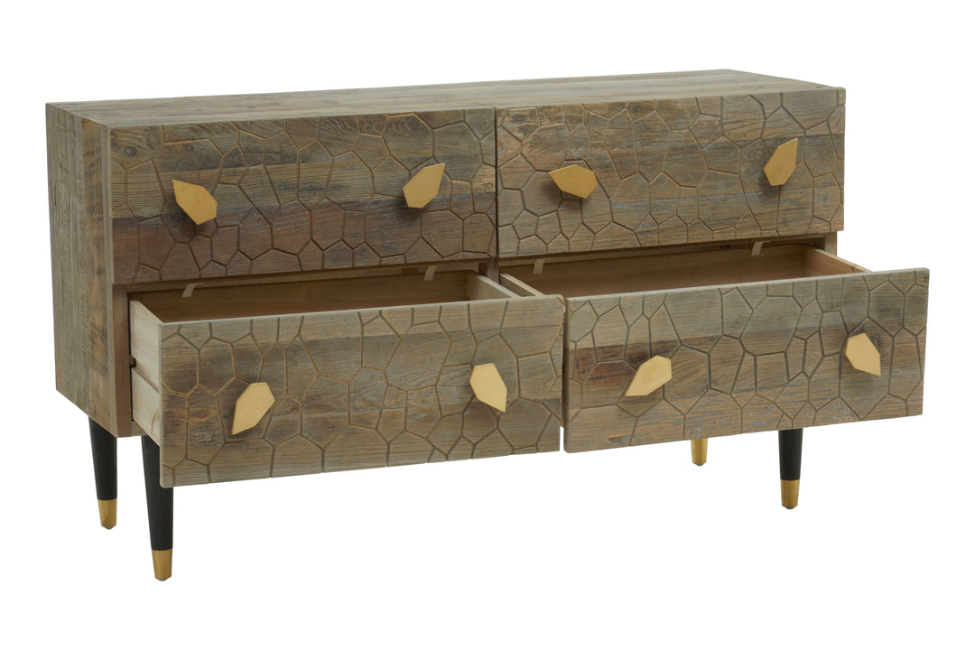 Malay Chest with 4 Drawers