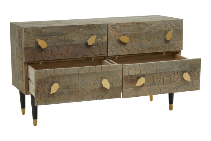 Malay Chest with 4 Drawers