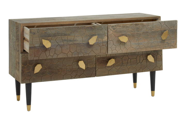 Malay Chest with 4 Drawers