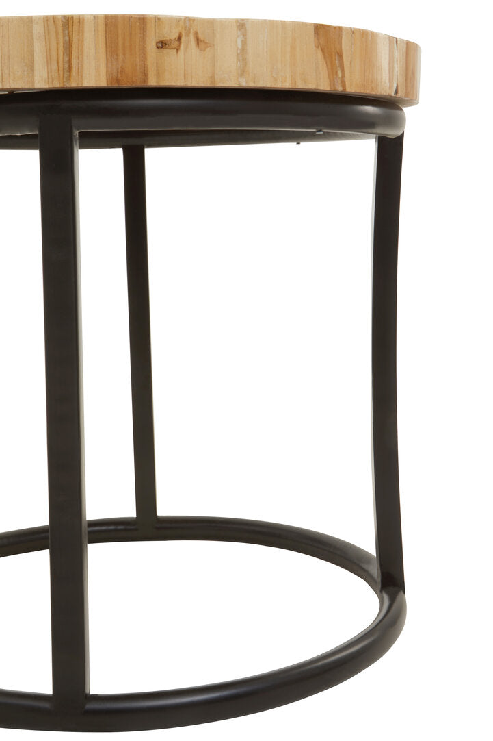 Meadow Round Iron Frame Table