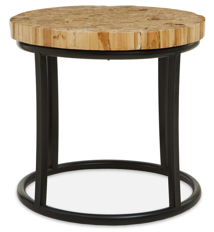 Meadow Round Iron Frame Table