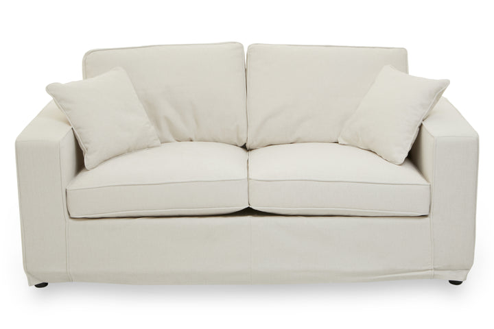 Valensole Cream Upholstered Two-Seater Sofa
