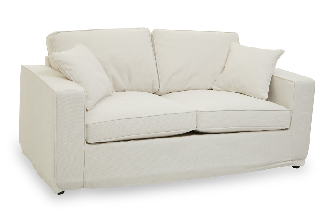 Valensole Cream Upholstered Two-Seater Sofa