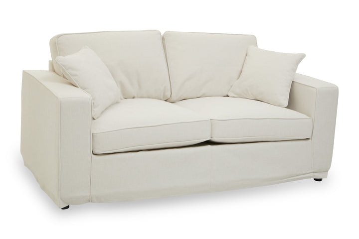 Valensole Cream Upholstered Two-Seater Sofa