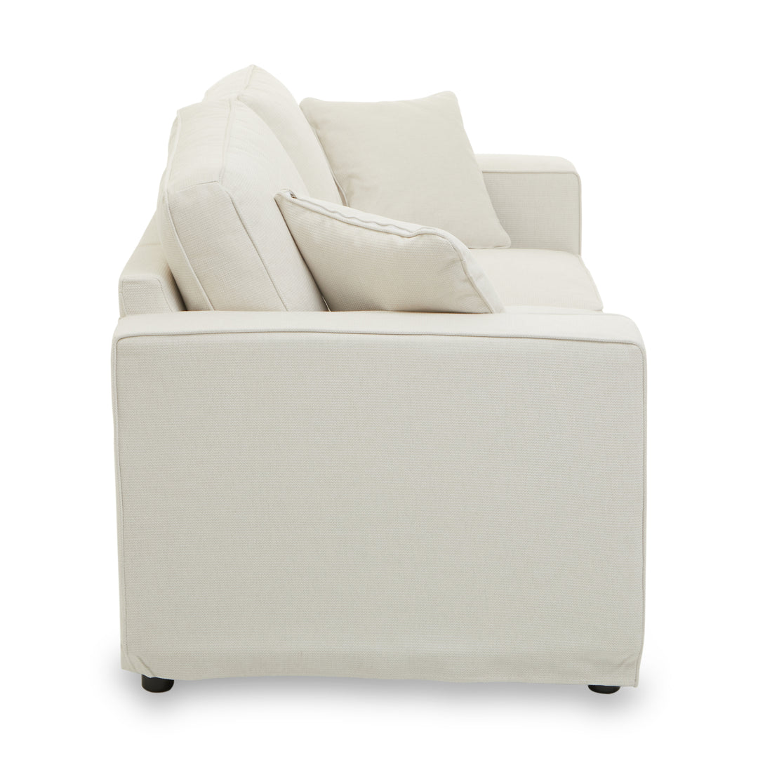 Valensole Cream Upholstered Two-Seater Sofa