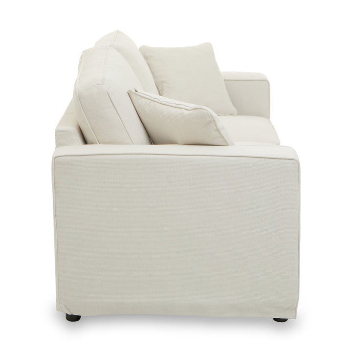 Valensole Cream Upholstered Two-Seater Sofa