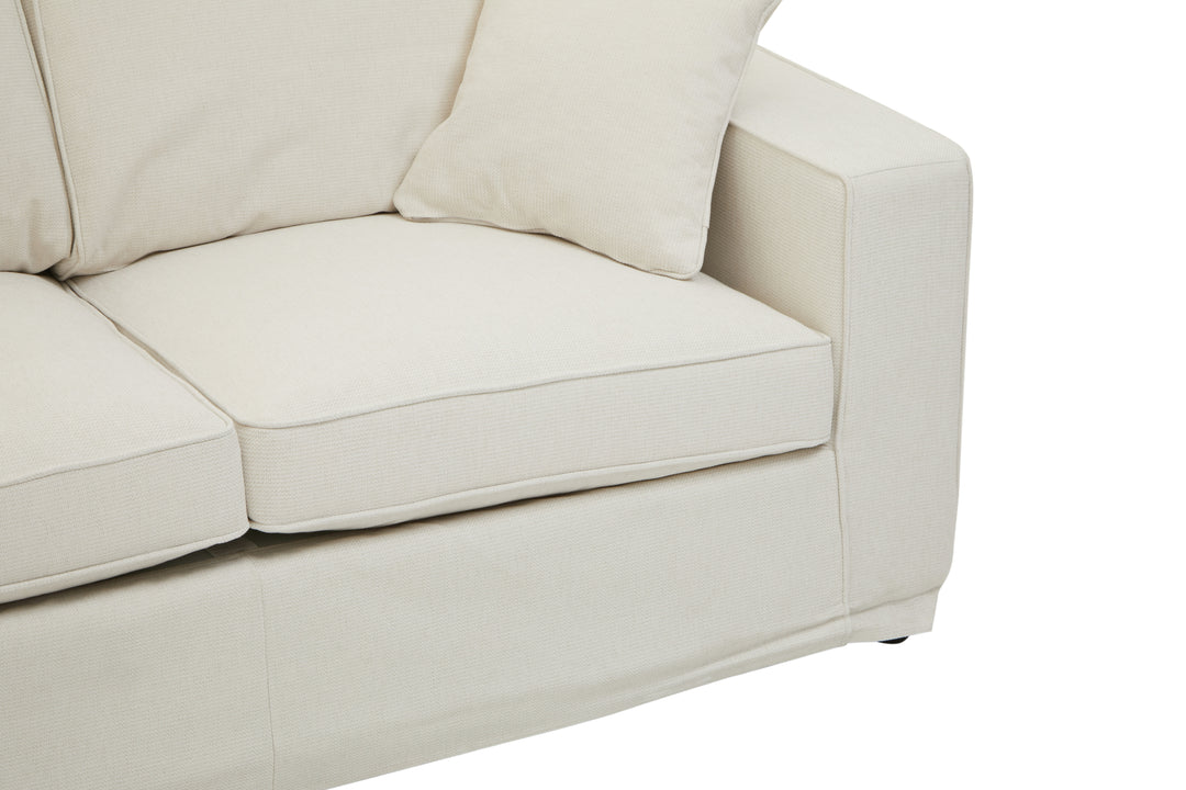 Valensole Cream Upholstered Two-Seater Sofa