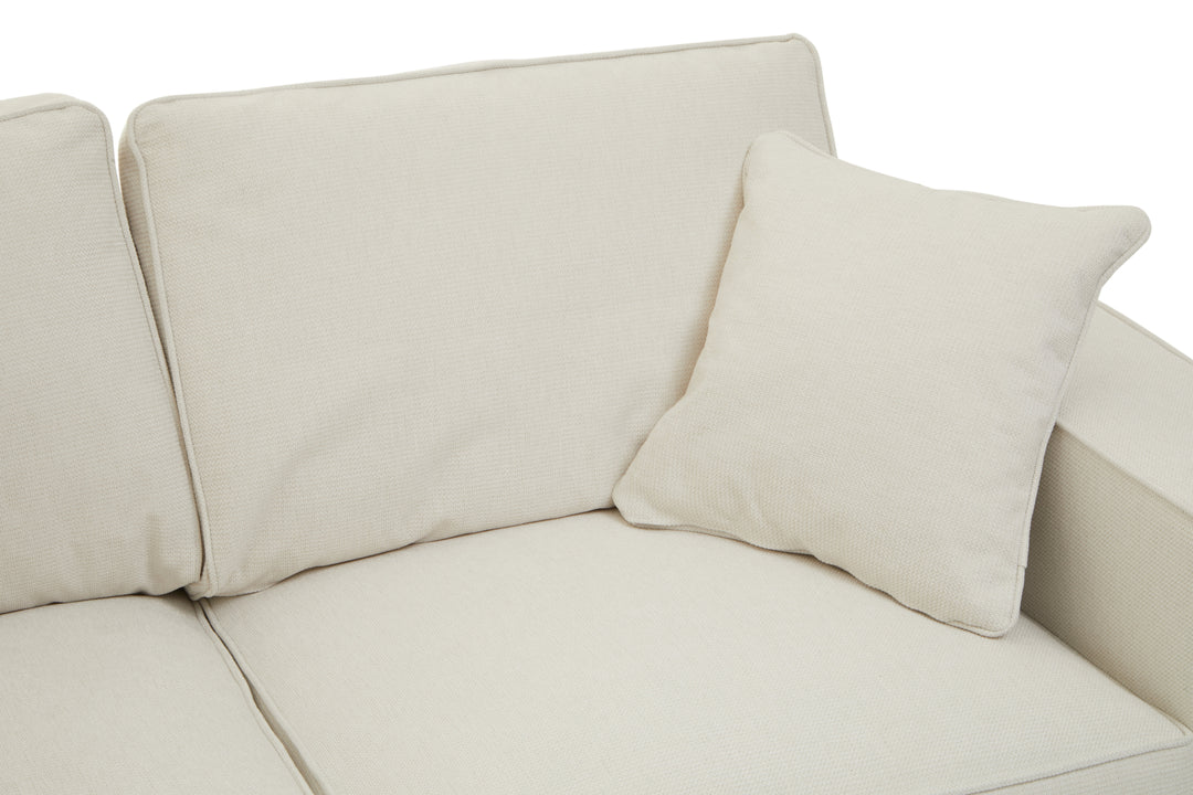 Valensole Cream Upholstered Two-Seater Sofa