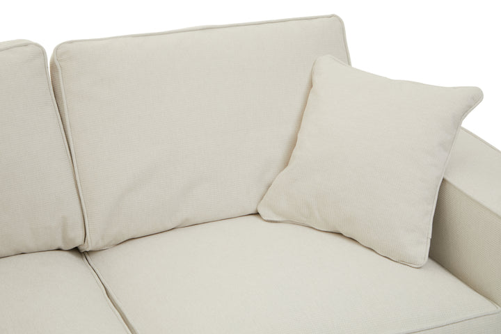 Valensole Cream Upholstered Two-Seater Sofa