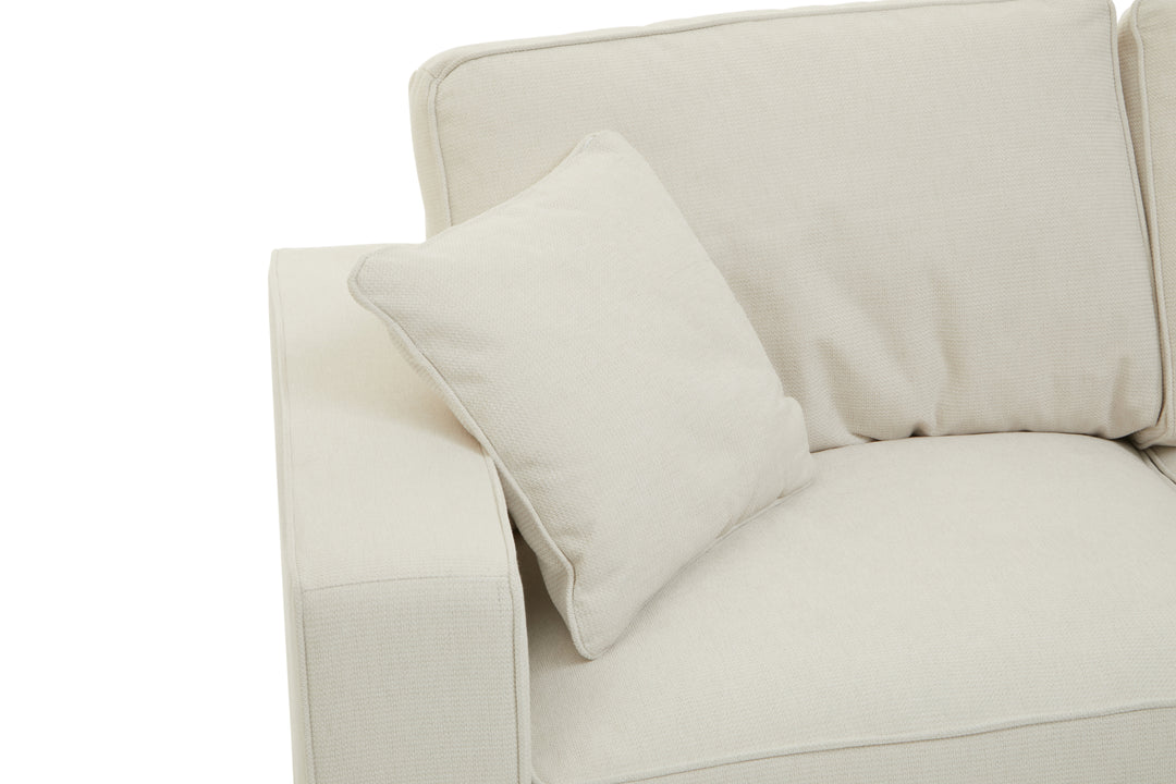 Valensole Cream Upholstered Two-Seater Sofa