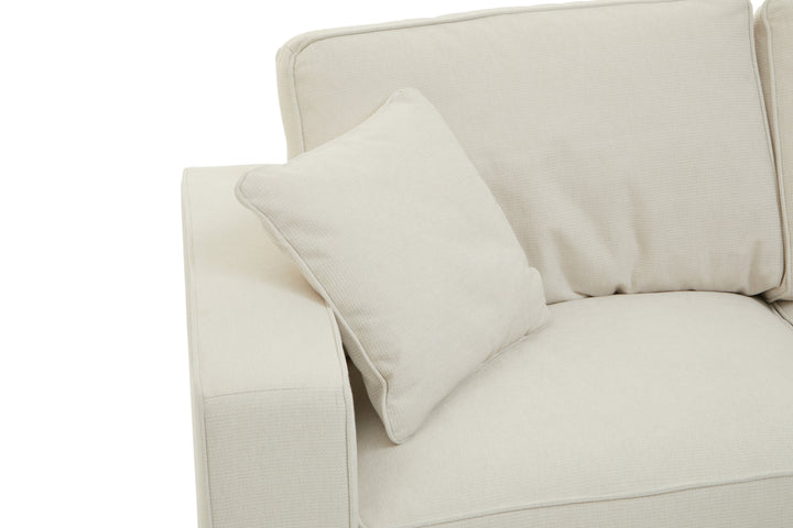 Valensole Cream Upholstered Two-Seater Sofa