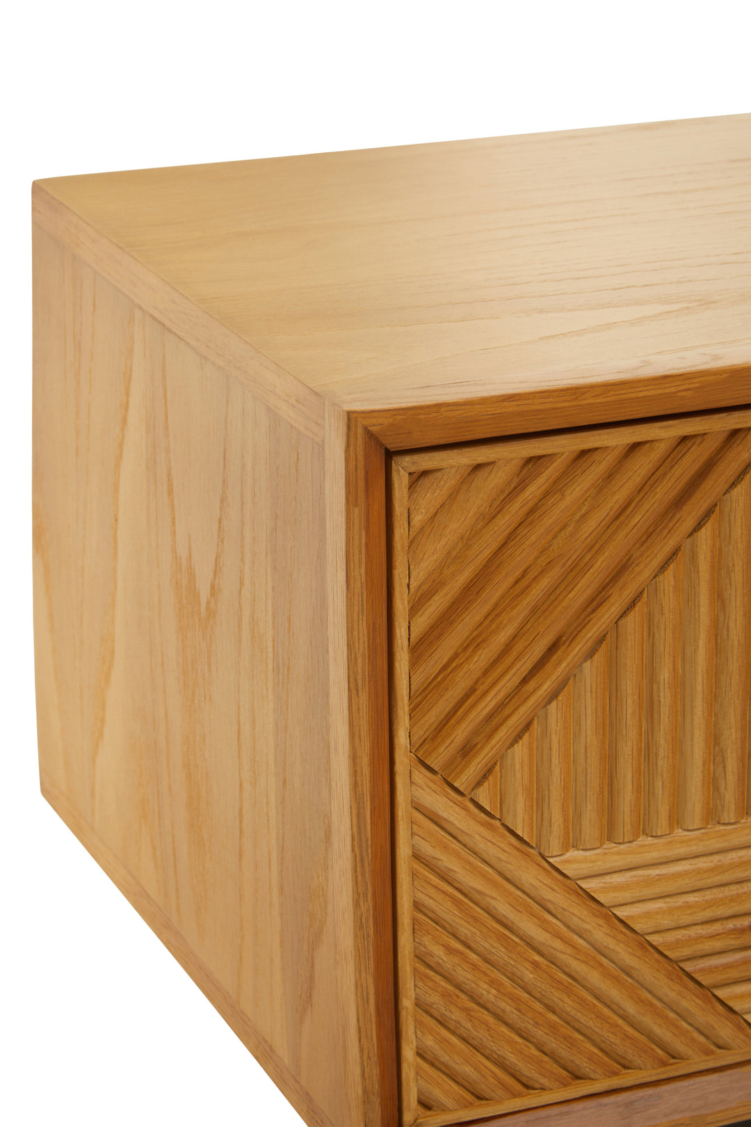 Jakara Wooden Media Unit in Natural Finish