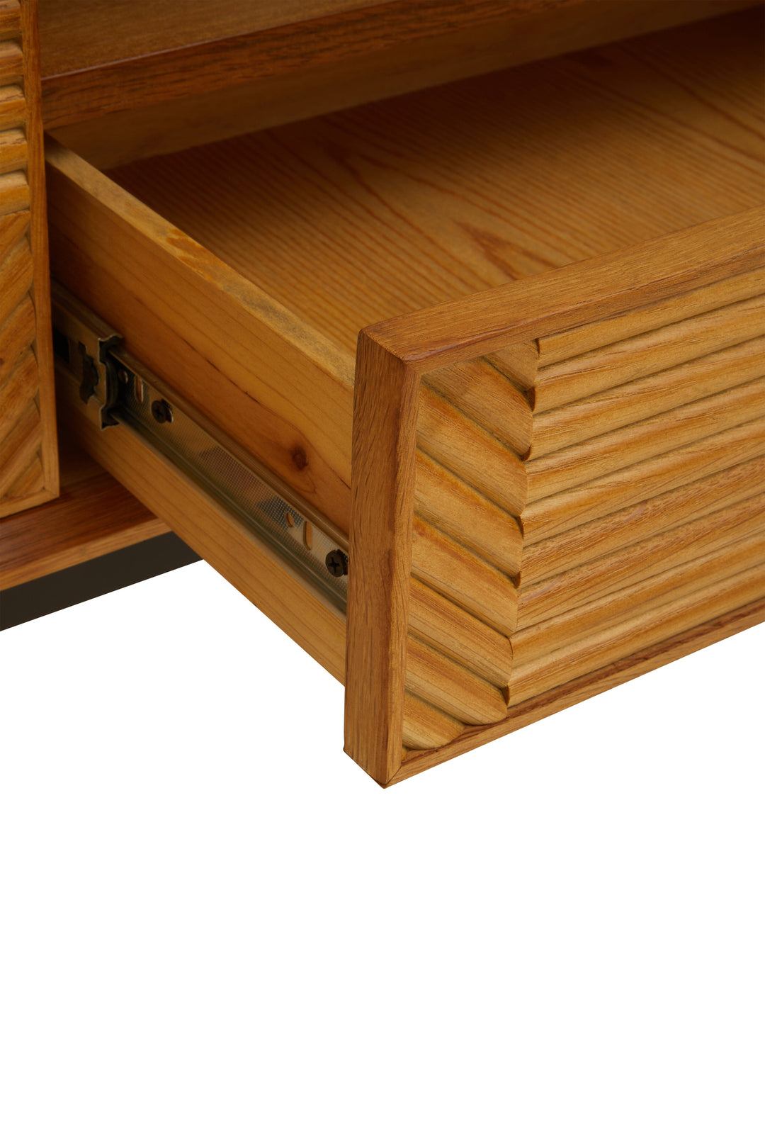Jakara Wooden Media Unit in Natural Finish