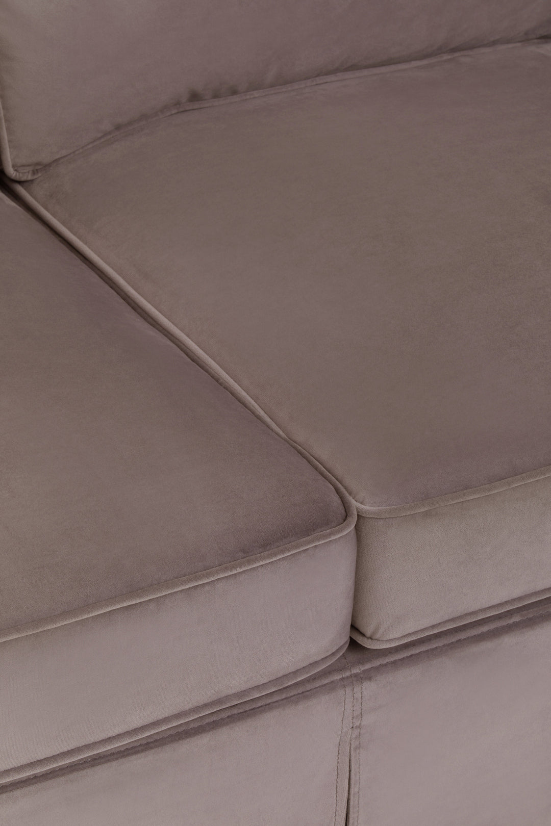 Ralph Three-Seater Mink Velvet Sofa
