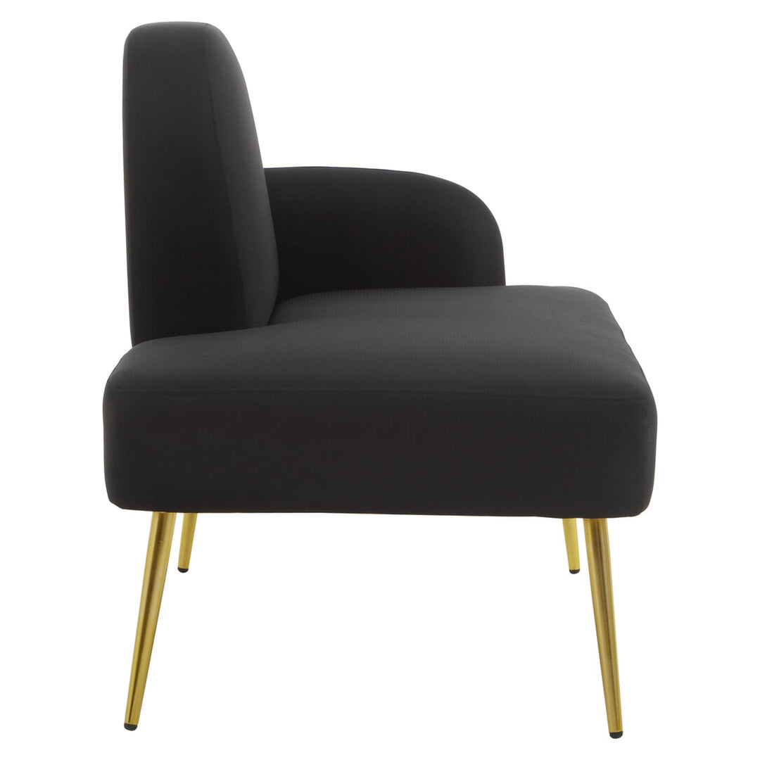 Linea Mink Velvet Storage Ottoman Bench