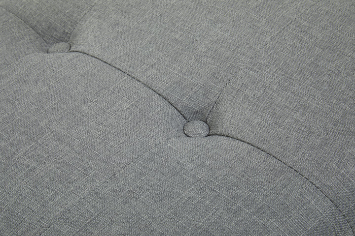 Alea Grey Fabric Bench