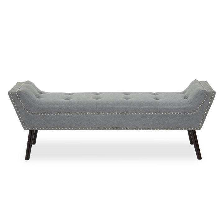 Galerie Fabric Bench – Grey