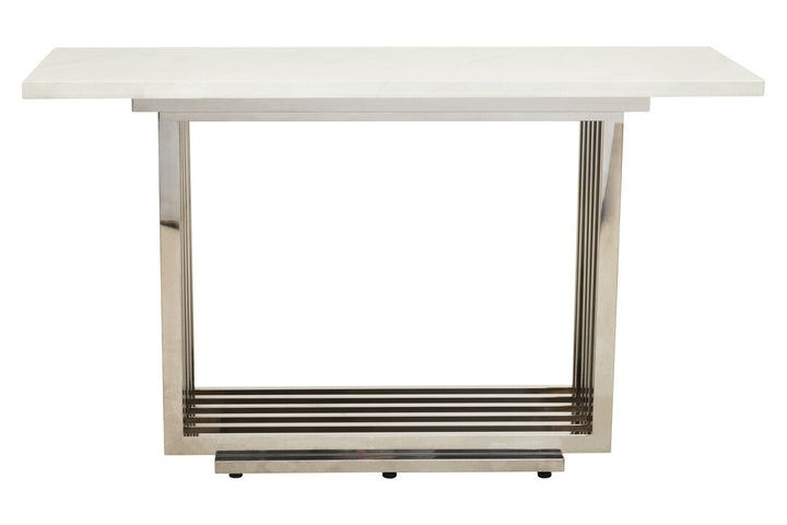Snowdrop Console Table – White Marble
