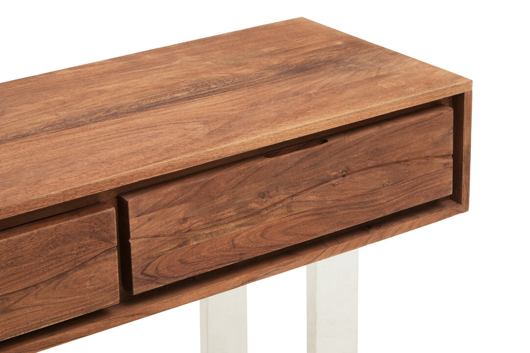 Hertford Acacia Wood Console Table