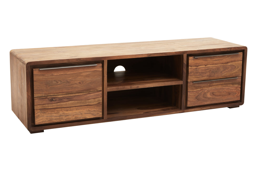 Surati Media Unit in Sheesham and Acacia Wood with Single Door