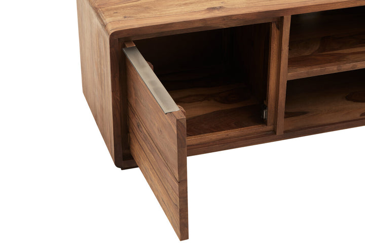 Flint Media Unit – Sheesham & Acacia Wood (1 Door)
