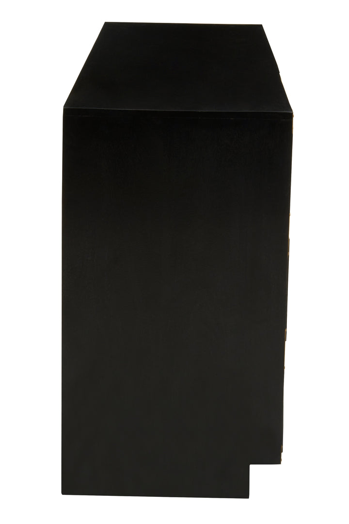 Sarter Chest in Black Mango Wood with 7 Drawers