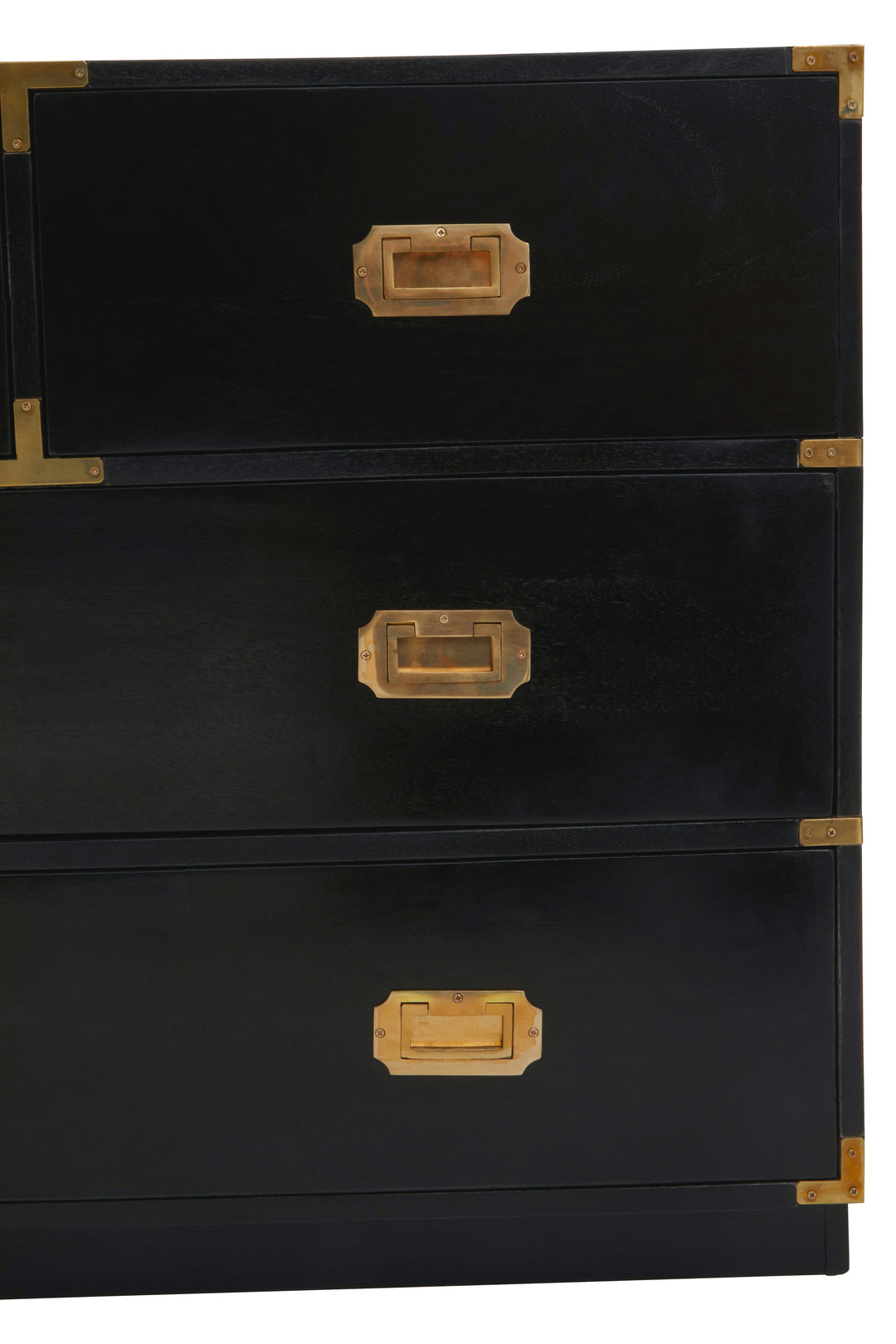 Sarter Chest in Black Mango Wood with 4 Drawers