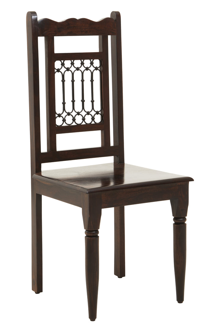 Srina Dining Chair in Dark Sheesham Hardwood