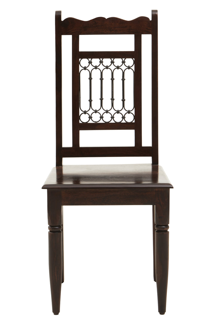 Srina Dining Chair in Dark Sheesham Hardwood