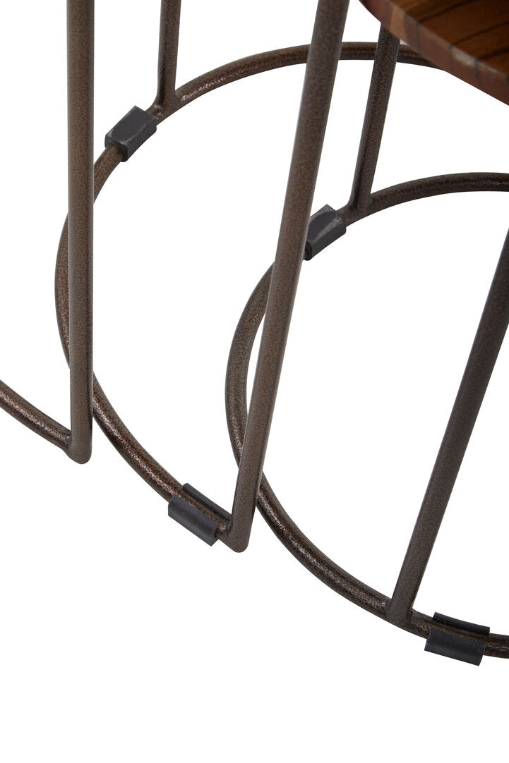 Atelier Nest of Three Tables – Natural Acacia Wood