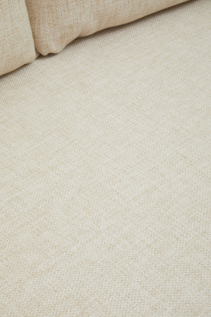 Azalea Two-Seater Natural Fabric Sofa