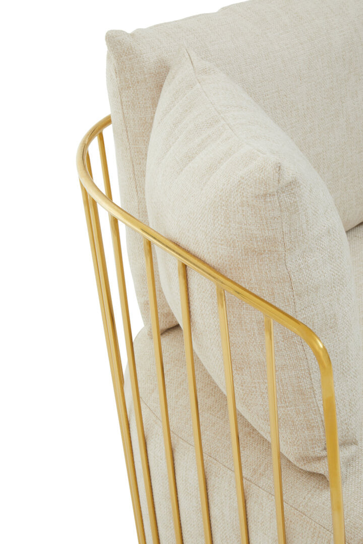 Isola Fabric Sofa – Natural (2 Seat)