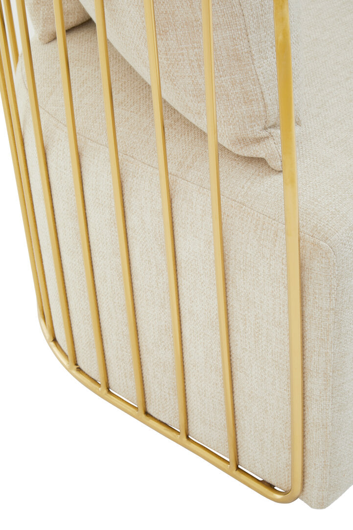 Isola Fabric Sofa – Natural (2 Seat)
