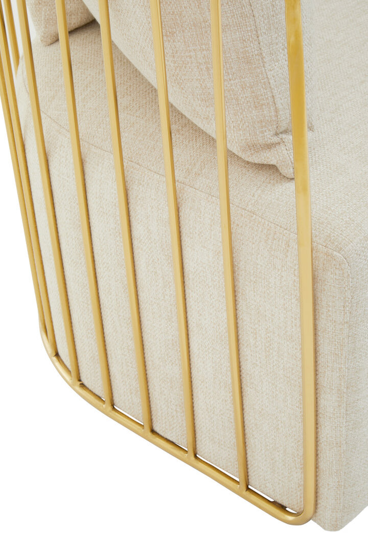 Isola Fabric Sofa – Natural (2 Seat)