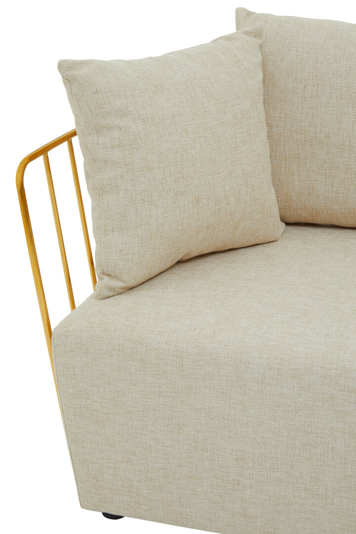Isola Fabric Sofa – Natural (2 Seat)