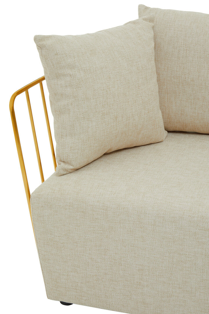 Isola Fabric Sofa – Natural (2 Seat)