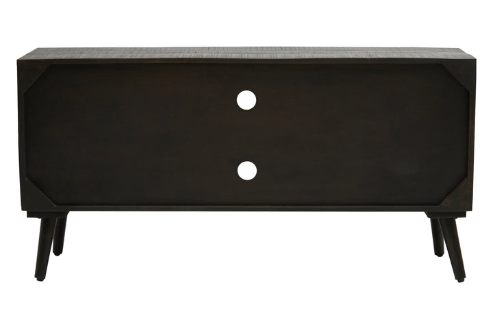 Arti Media Unit in Mango Wood Finish