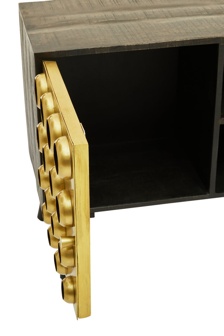 Moss Media Unit – Mango Wood