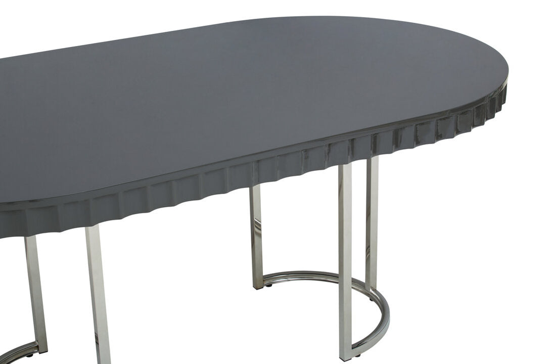 Cavendish Dining Table – Grey Gloss