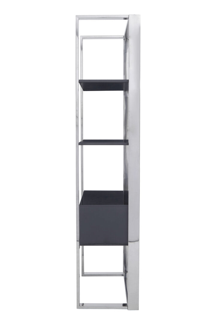 Cavendish Shelf Unit – Grey Gloss