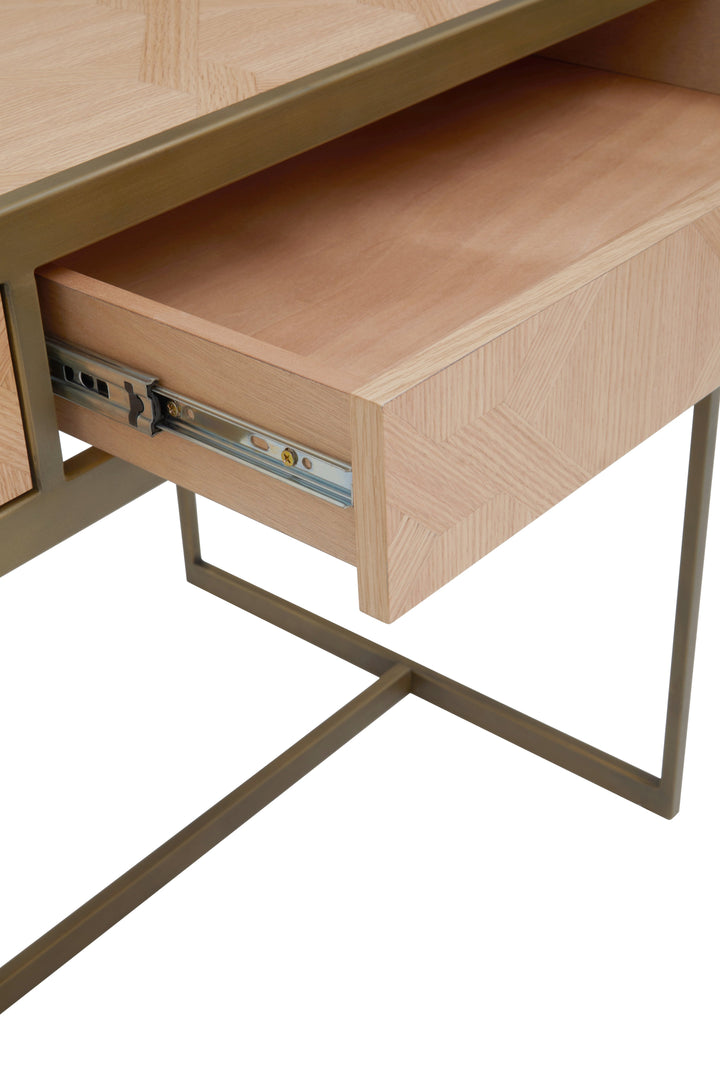 Grenoble Computer Desk in Brown Finish