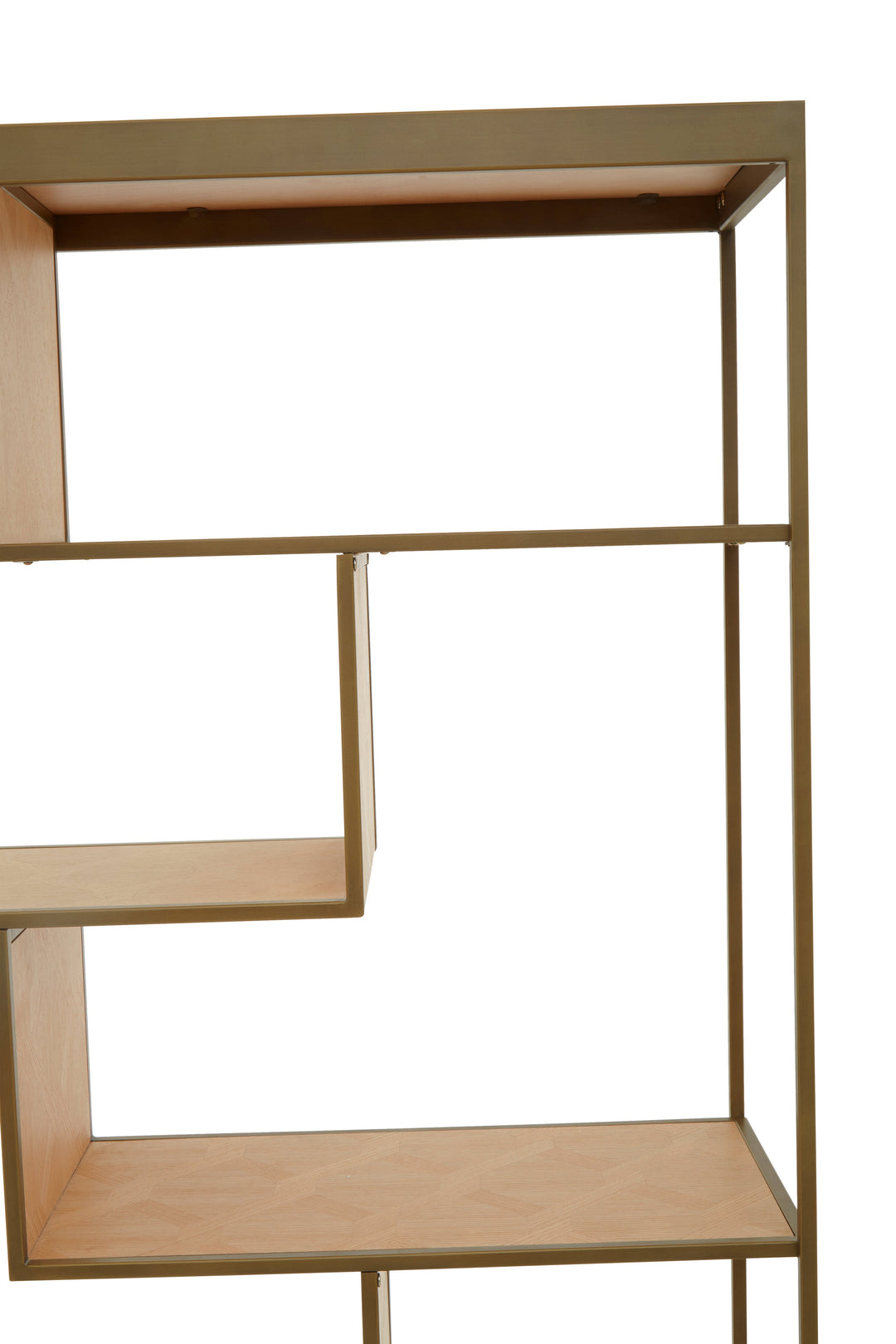 Grenoble Bookshelf in Brown Wood Finish
